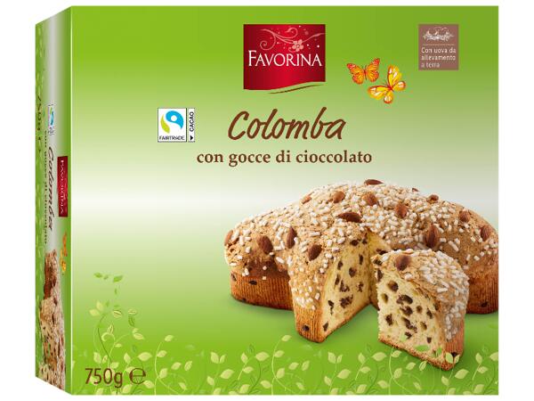 Colomba with Chocolate Drops