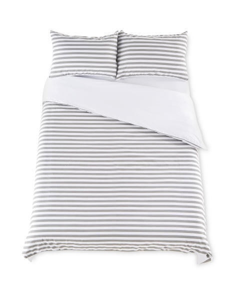 Charcoal King Cotton Rich Duvet Set