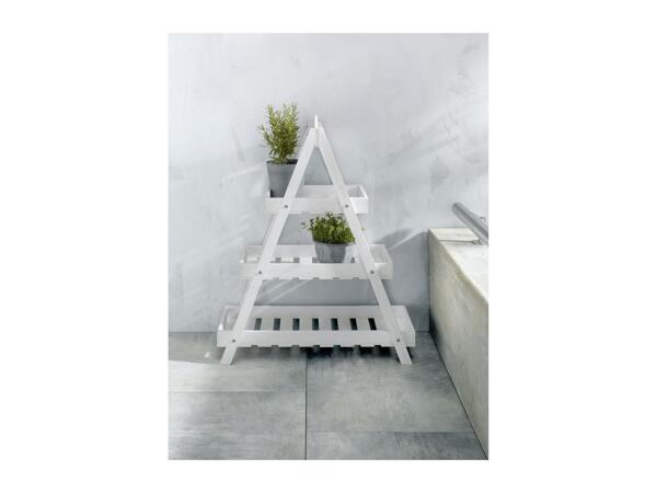 Livarno Home Plant Ladder Stand - White