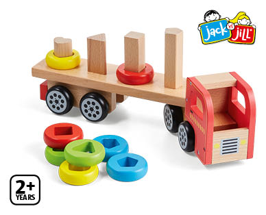 Wooden Sorting Trucks