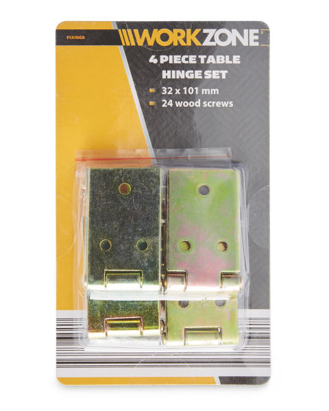 4-Piece Table Hinge Set