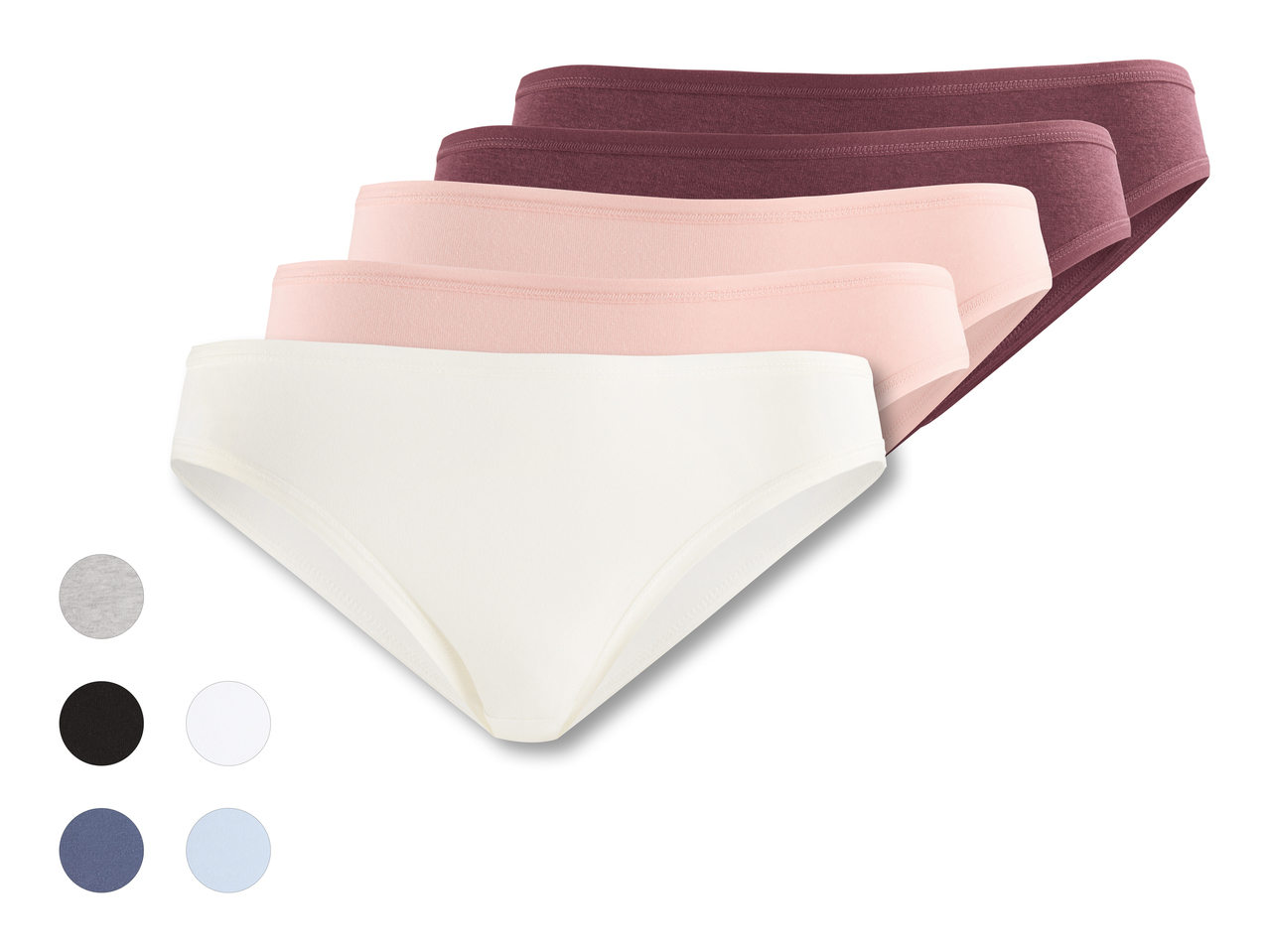 Slips taille basse, lot de 51