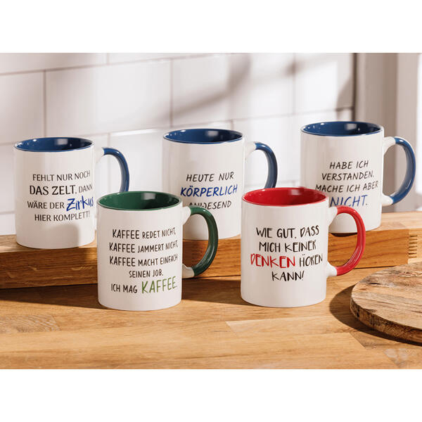 Tasse mit Spruch