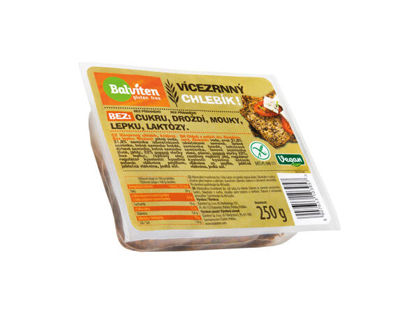 VÍCEZRNNÝ CHLEBÍK BEZ LEPKU