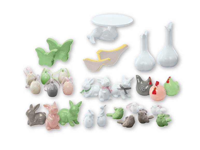 MELINERA(R) Assorted Ceramic Decorations
