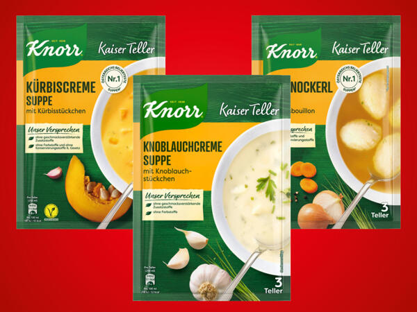 Knorr Kaiser Teller Suppe