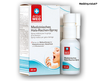 ACTIVE MED Medizinisches Hals-Rachen-Spray
