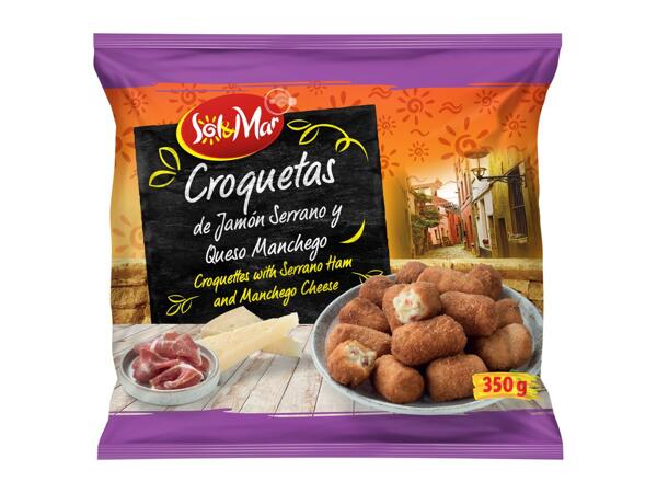 Croquettes with Serrano Ham & Manchego Cheese