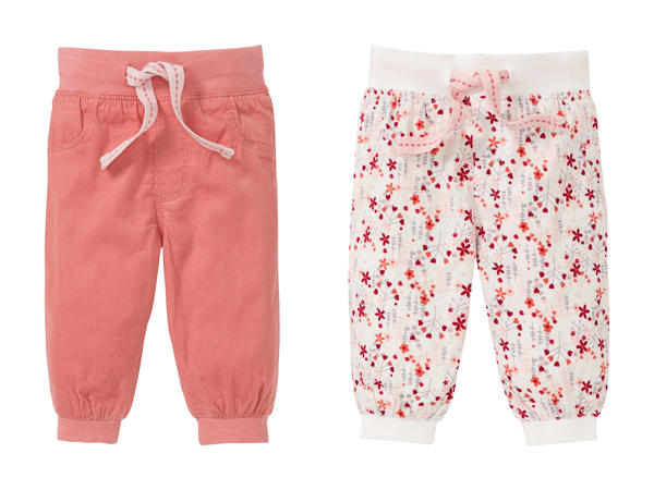 Pantalon en velours côtelé pour fille