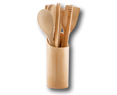 Ustensiles de cuisine avec support, 7 pièces CROFTON(R)