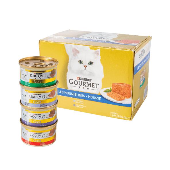 PURINA(R) 				Gourmet Gold mousse, 24 pcs