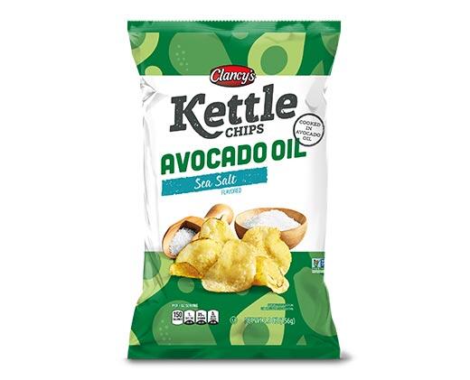 Clancy's Kettle Chips in Avocado Oil Sea Salt or Apple Cider Vinegar