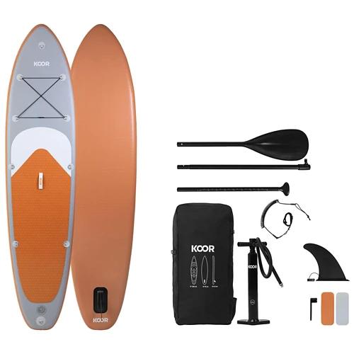 KOOR Tavola da SUP "Asuubi" 10'6 (320 cm), Arancia