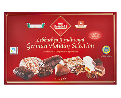 Lambertz Lebkuchen Traditional German Holiday Selection 500g