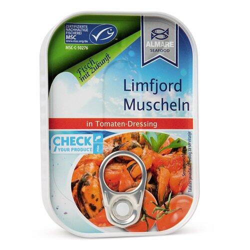 ALMARE SEAFOOD Limfjordmuscheln, Tomaten-Dressing