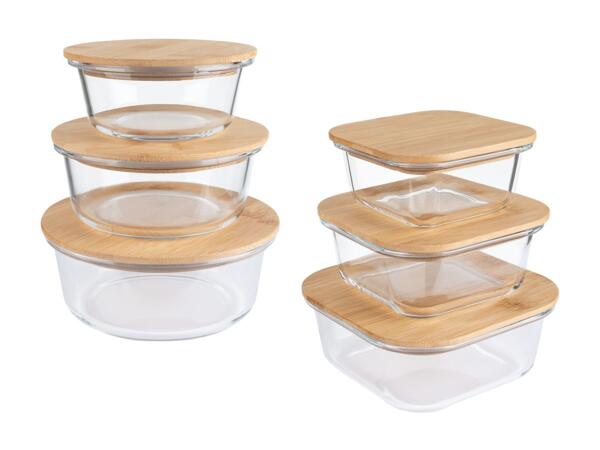 Set de boîtes de conservation, 3 pièces