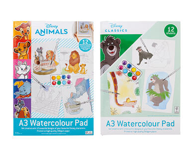 Disney Watercolour Pad
