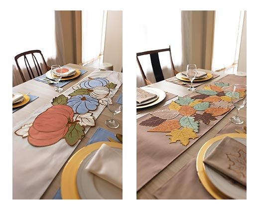 Huntington Home Table Center or 6 Piece Napkin Set