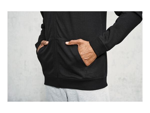 Crivit Men's Zip-Up Hoodie - Black
