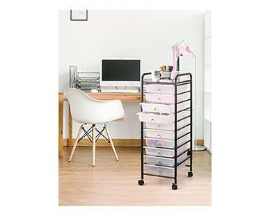 Huntington Home 
 10-Drawer Rolling Storage Cart