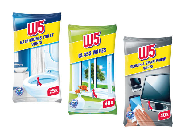 Lingettes humides nettoyantes