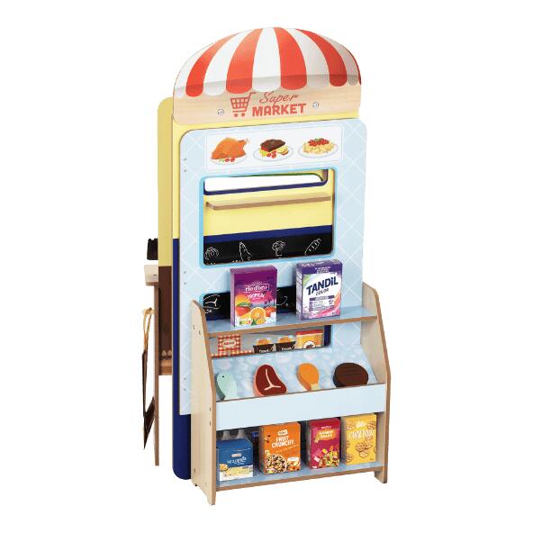 TOYLINO(R) 				Klappbares Rollenspiel aus Holz 2-in-1