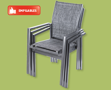 Chaise empilable en aluminium GARDENLINE(R)