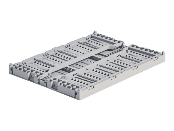 W5 14.5L Grey Collapsible Crate