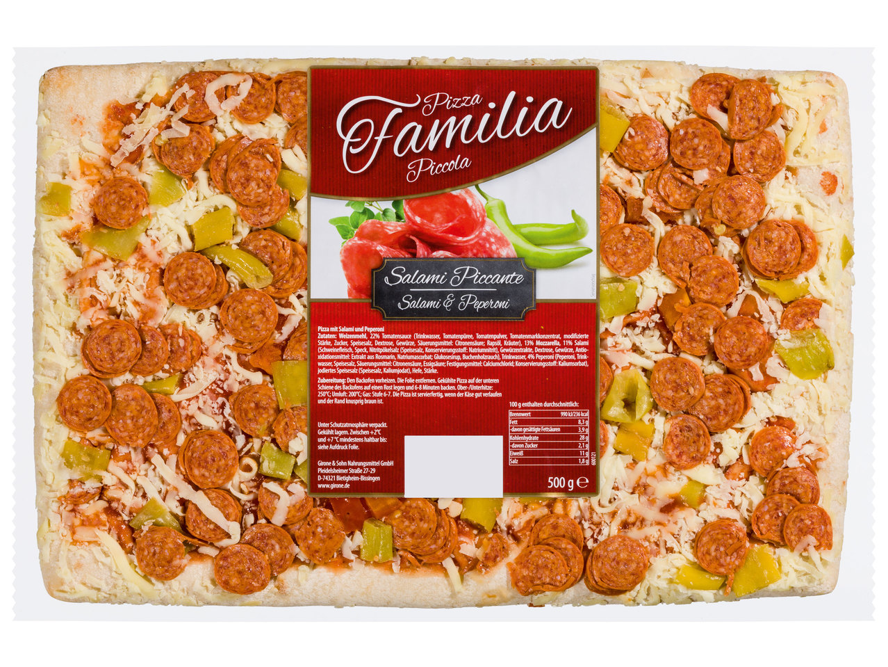 GIRONE Pizza Piccola Familia