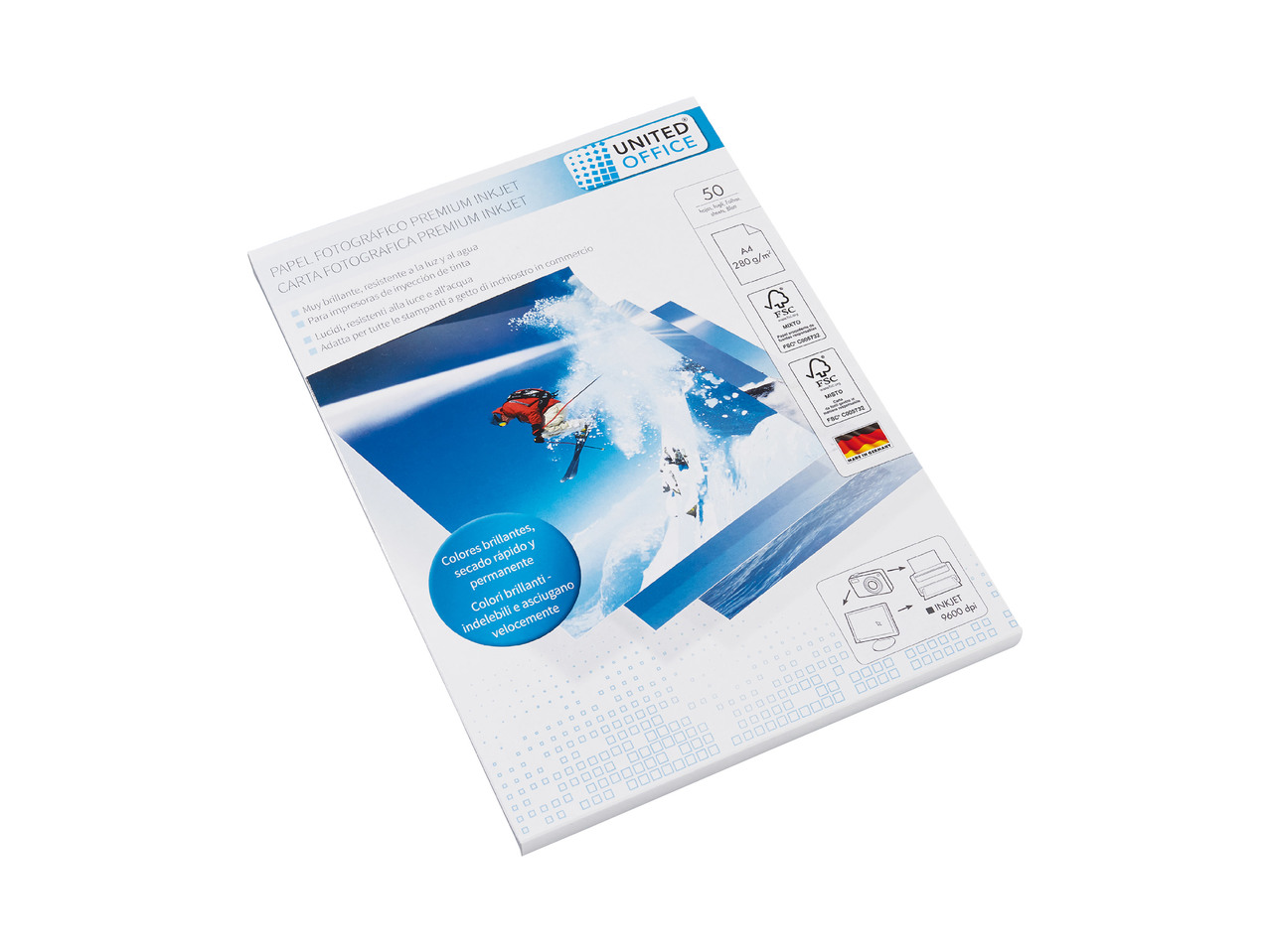 Fotopapír A4–50 listů