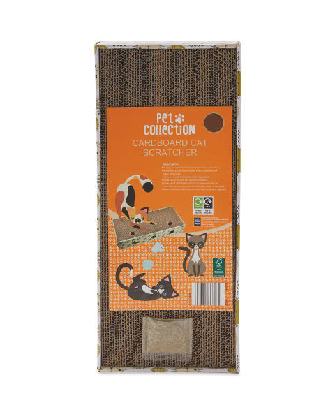Blue Cardboard Cat Scratcher