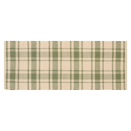 24" x 60" Handwoven Runner - Woodland Green