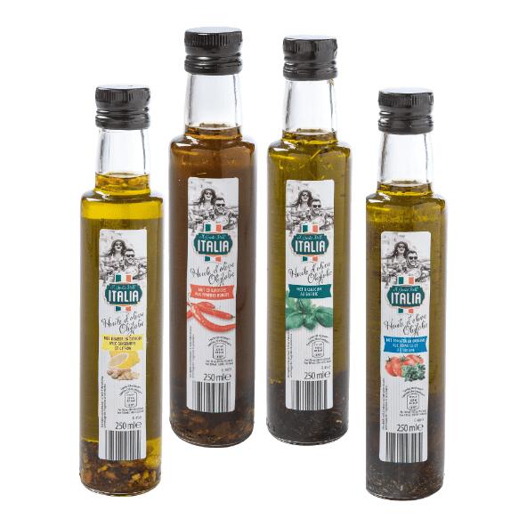 Huile d'olive aromatisée