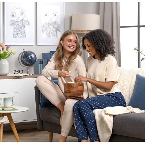 UP 2 FASHION WOMEN Pyjama côtelé pour femmes