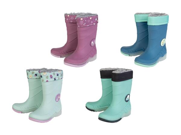 Bottes de pluie clignotantes