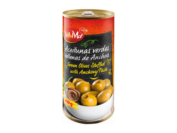 Sol & Mar Green Olives Stuffed with Anchovy Paste
