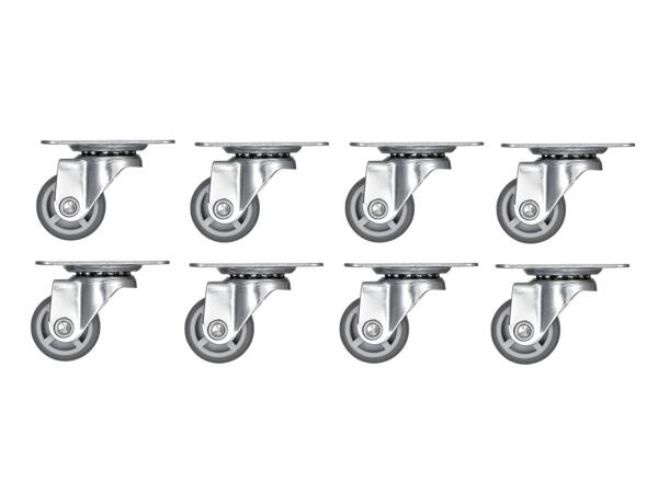 Castors set, 4 or 8 pieces