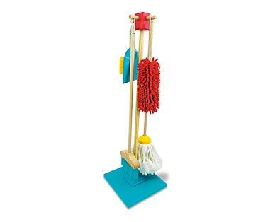 Bee Happy Children's Wooden Cleaning Set