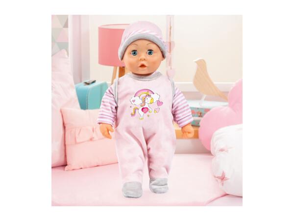 Bayer Design Piccolina First Words Baby In Light Pink Outfit