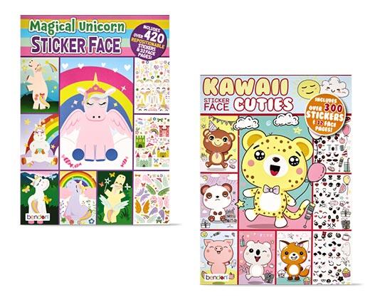 Bendon 
 Wacky Faces Sticker Book