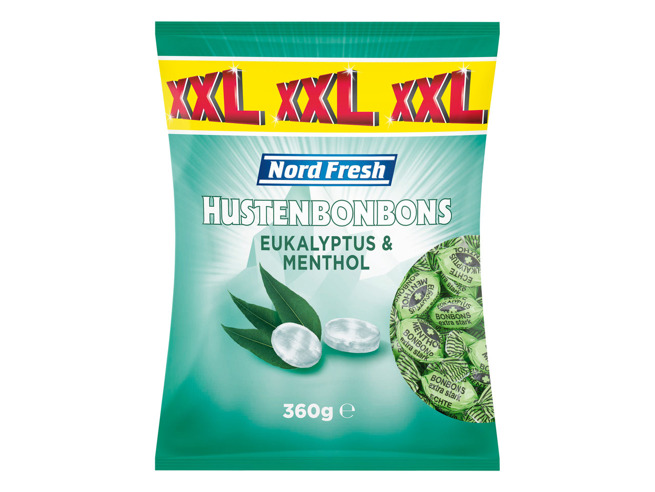 NORD FRESH Hustenbonbons 300 g + 60 g gratis