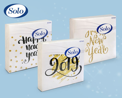SOLO Servietten „Silvester-Edition"