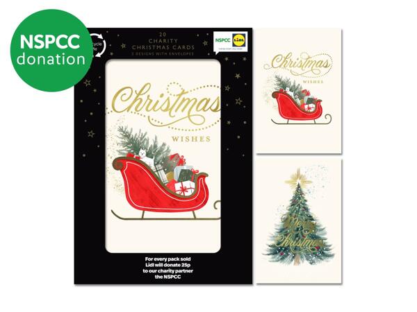 Simply For You NSPCC Christmas Cards - 20 Pack