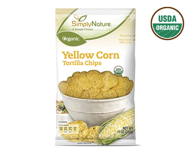 SimplyNature Organic Yellow Corn Tortilla Chips