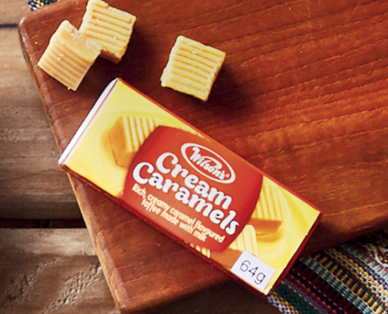 WILSON'S CREAM CARAMELS 64G