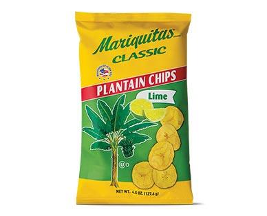 Mariquitas 
 Original or Lime Plantain Chips