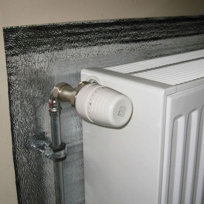 Isolierfolie für Radiatoren