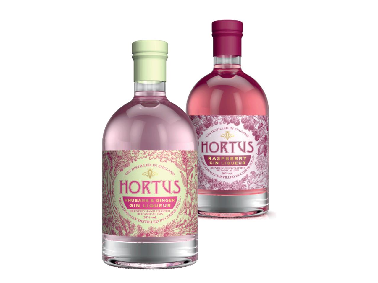 HORTUS(R) Rhubarb & Ginger/ Raspberry Gin Liqueur