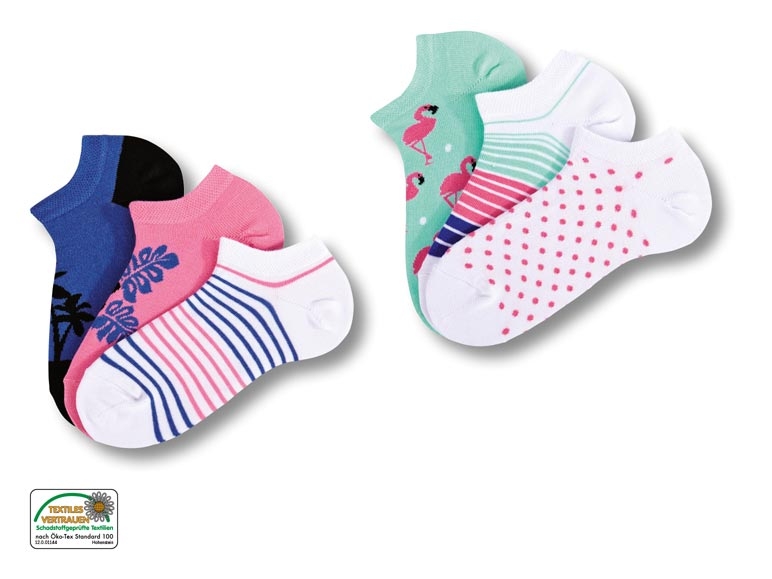 Sneakersocken, 3 Paar