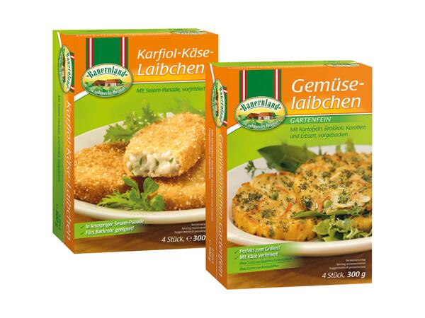 Karfiol-Käse-Laibchen od. Gemüselaibchen